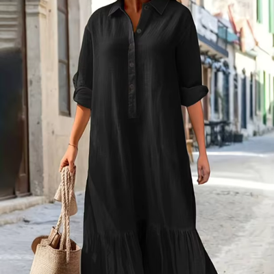 Magda – Luftiges Hemdblusenkleid für einen stilvollen Sommer