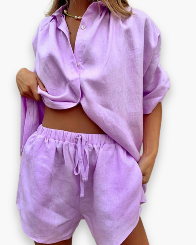 Damen Elegantes Twin Set | Zweiteiliges Set