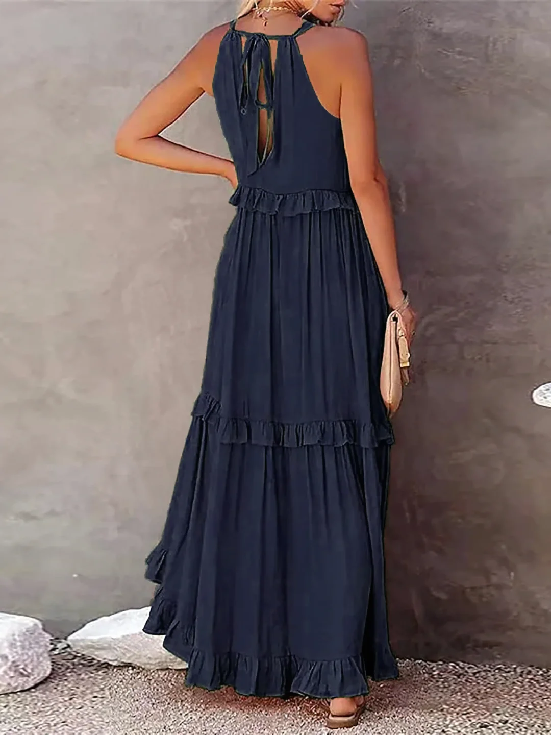 Madelyn | Bohemian Ruffled Maxi Dress