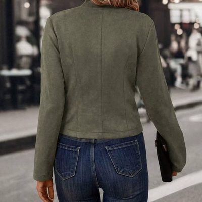 Kathrin – Klassische Kurzjacke mit eleganter Knopfleiste