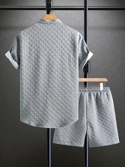 Zane – Lässiges Sommer Set Aus Kurzarm Hemd Und Short