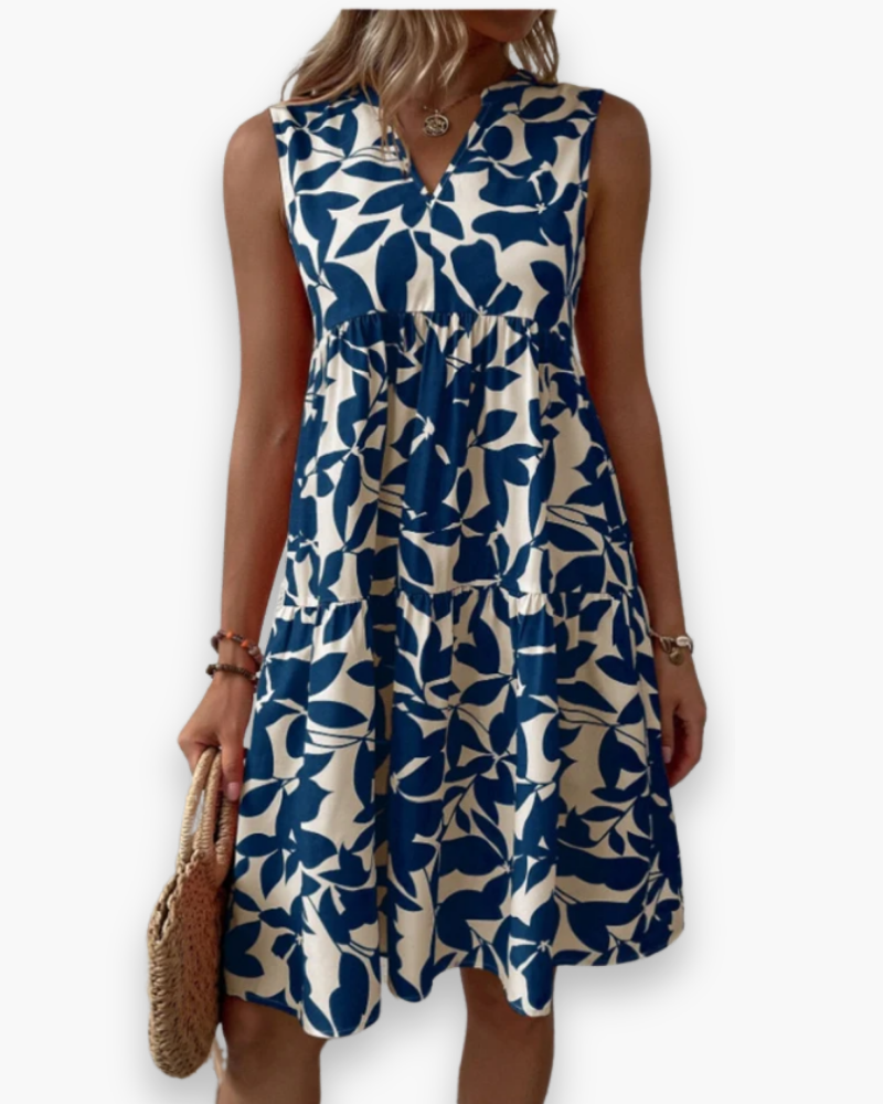 Damen Elegantes A-Linien Kleid | Sommer