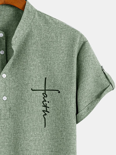 Elliott – Elegantes Kurzarm Hemd Mit Stehkragen