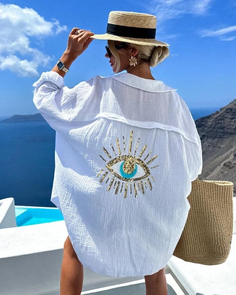 Lena | Bluse mit Pailletten