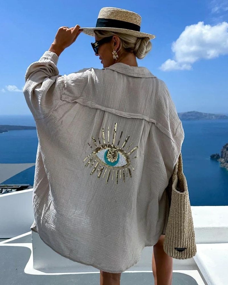 Lena | Bluse mit Pailletten