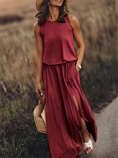 Zayna - Maxi Kleid - Einfaches Modal Boho Kleid in verschiedenen Farben
