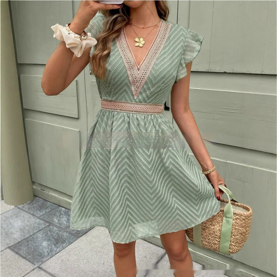 Alice – Sommerliches Kleid aus Eis-Seide