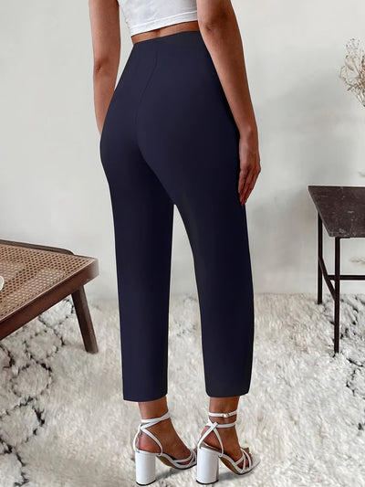 Lina Elegante Hose mit hoher Taille und eleganter schlanker Passform für Damen