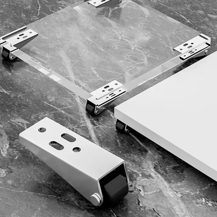 1+1 GRATIS | SqueakSafe™ - Drehbare Türrolle mit langem Halter