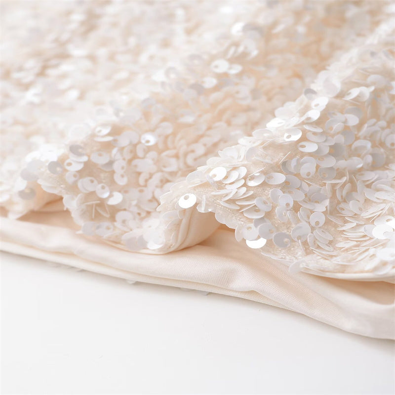 Robyn – Vielseitiger Kurzmäntel mit Schleifendekoration und Pailletten