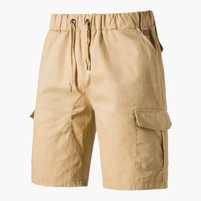 Herren Sommer Cargo Shorts mit Taschen und Kordelzug