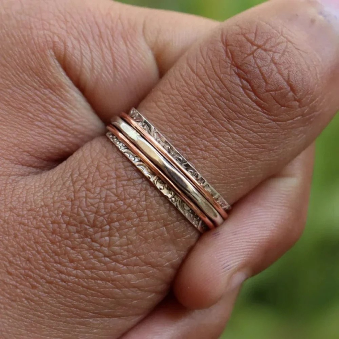 Zeitloser Ring im Vintage-Stil