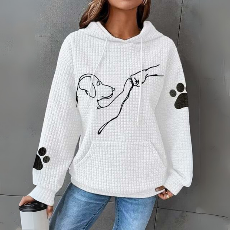 Damen Pullover | Kapuzenpullover mit Aufdruck