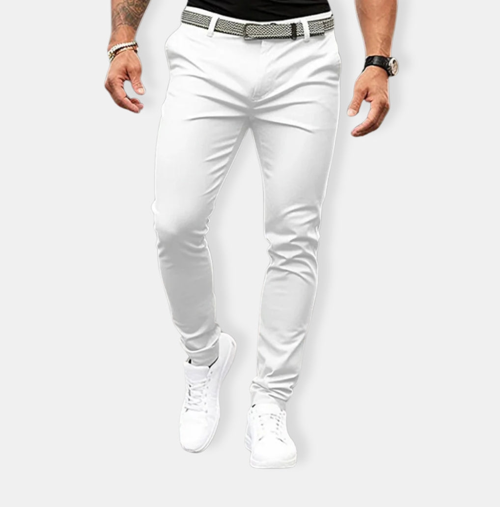 Herren Schlanke Passform Chino Hosen | Stilvoll