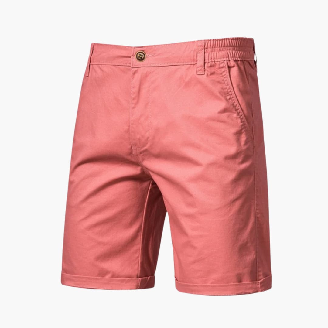 Herren Baumwollshorts mit Gummibund und Seitentaschen