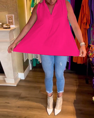 Rowland - Ärmelloses Oberteil Mit Rüschen