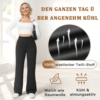 Nina Hohe Taille Stretchhosen