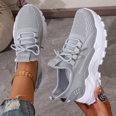 Lou Bequeme Atmungsaktive Knit Sneakers für Damen