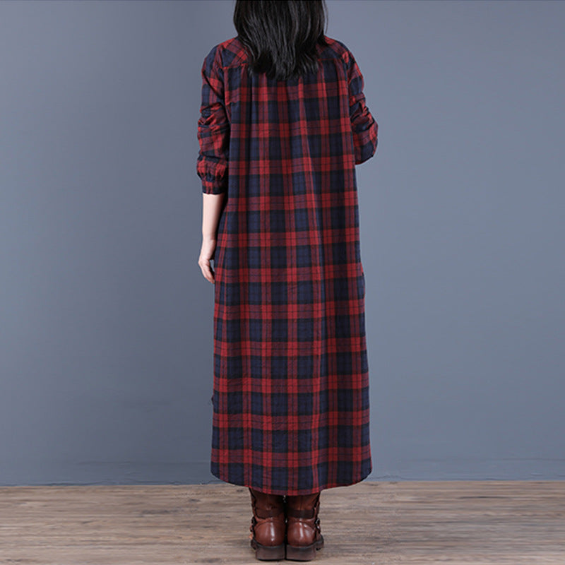 Lynda – Kleid mit Revers und langen Ärmeln für Mädchen