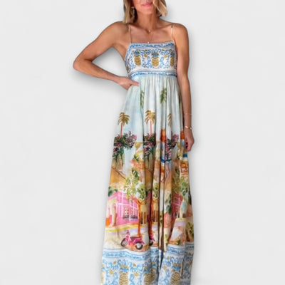Lumen - Aracati Multicolor Maxi Dress