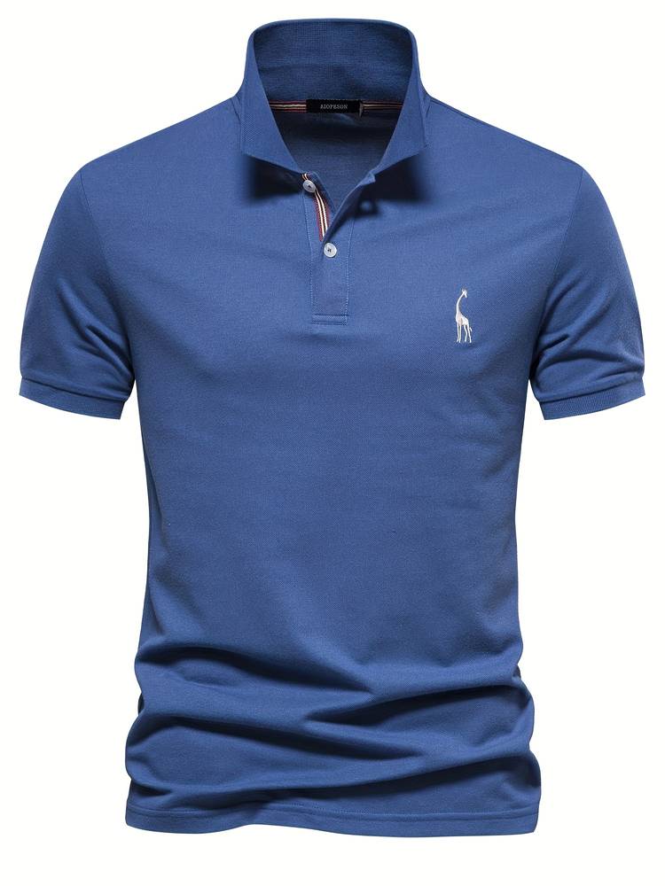 Mateo | Slim Fitted Klassisches Poloshirt mit dezentem Kragendetail