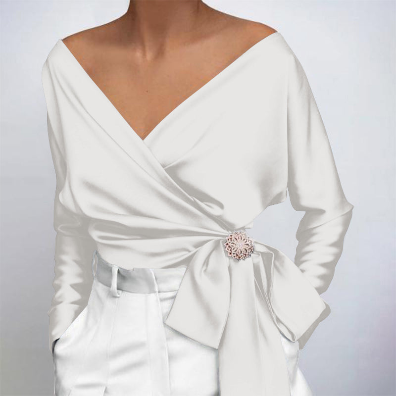 Davina - Eine elegante Bluse aus reiner Seide