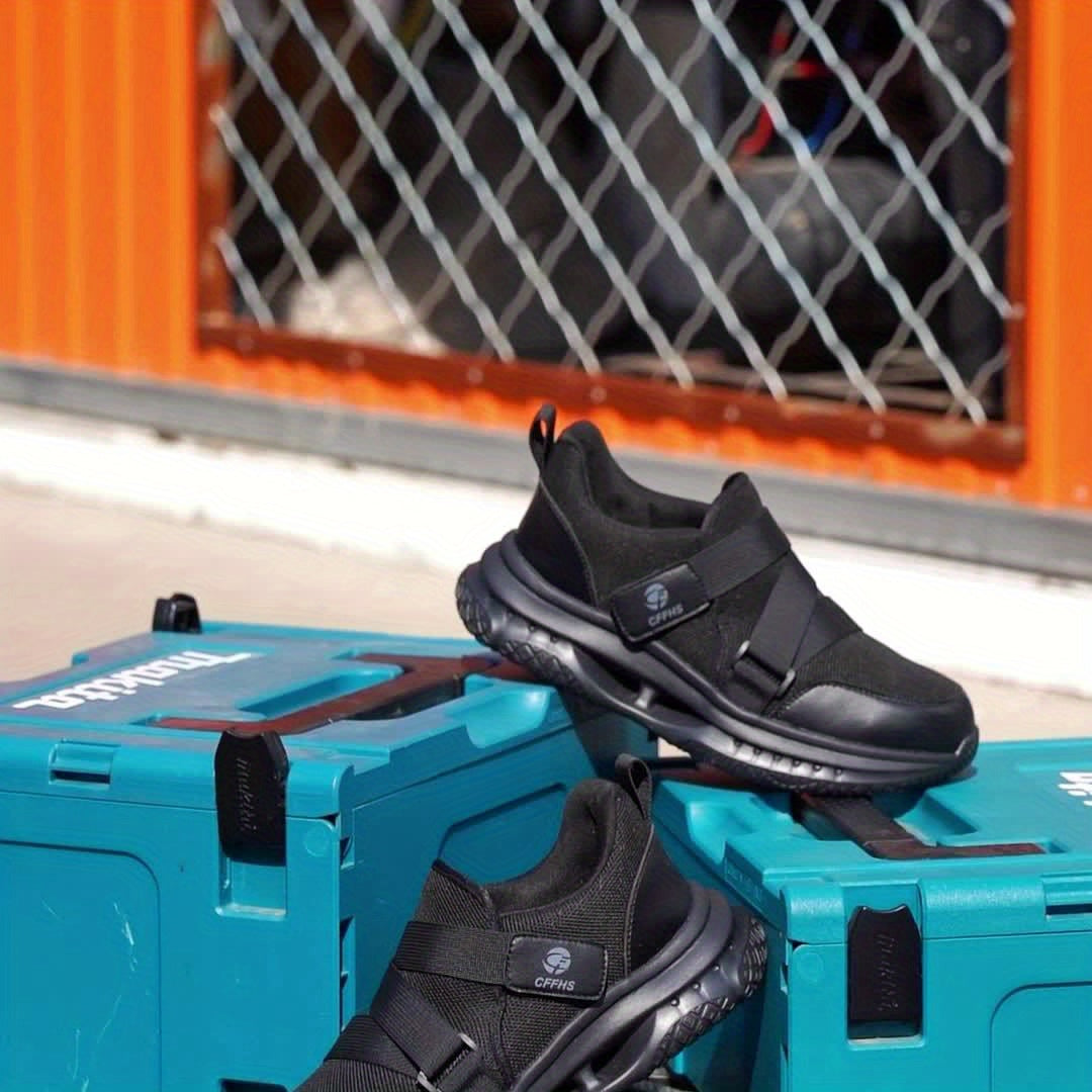 Minimalistische Ganzjahres Industrie und Bauschutzschuhe mit Stahlkappe