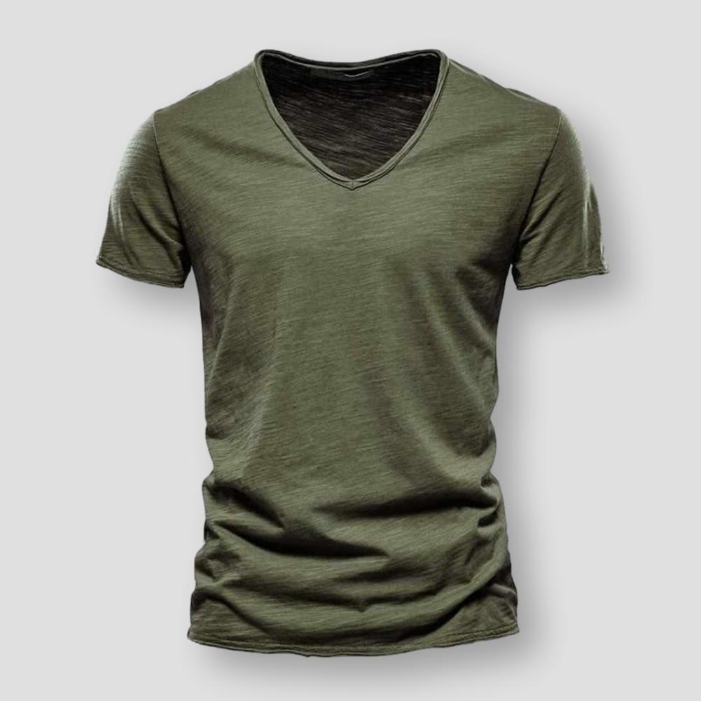 Vekie - North Royal Legeres V-Ausschnitt T-Shirt