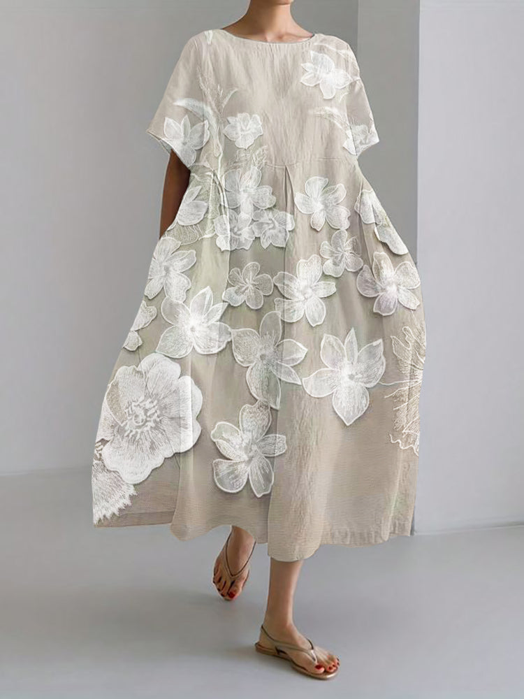 VanBruggen™ | Elegante Jurk met Bloemenprint