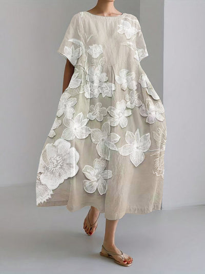 VanBruggen™ | Elegante Jurk met Bloemenprint