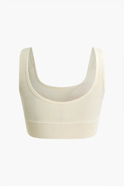 Elaine | Nahtloses Sport-Set mit Crop-Top & Yoga-Shorts