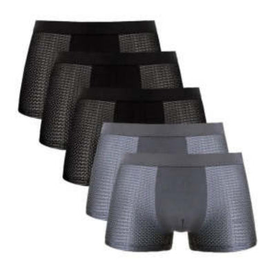 Rowan – Hochwertige Herren-Boxershorts aus Eiskrepp mit Mesh