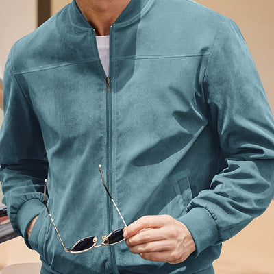 MIRAVO | Retro Herrenjacke aus Wildleder-Optik