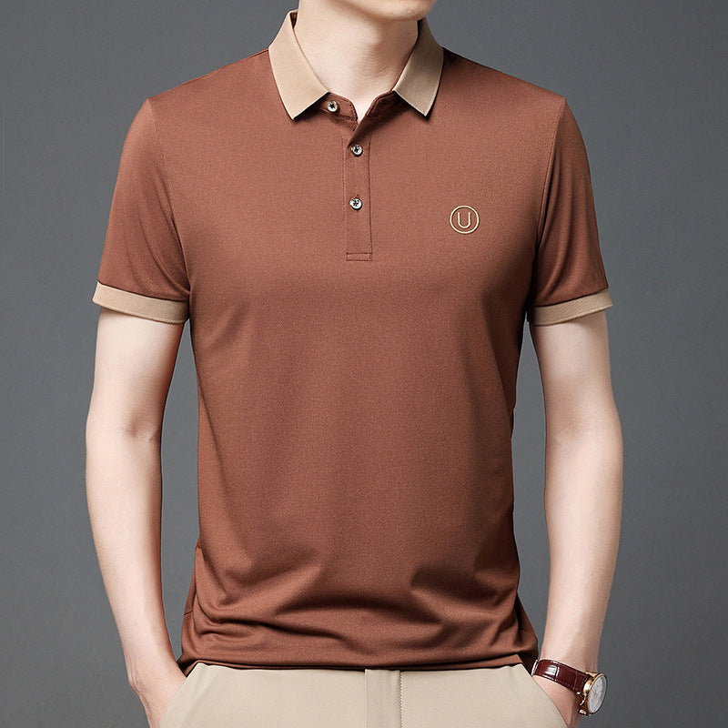 Damien – Kurzärmeliges Polo-Shirt für Herren im Business-Casual-Stil