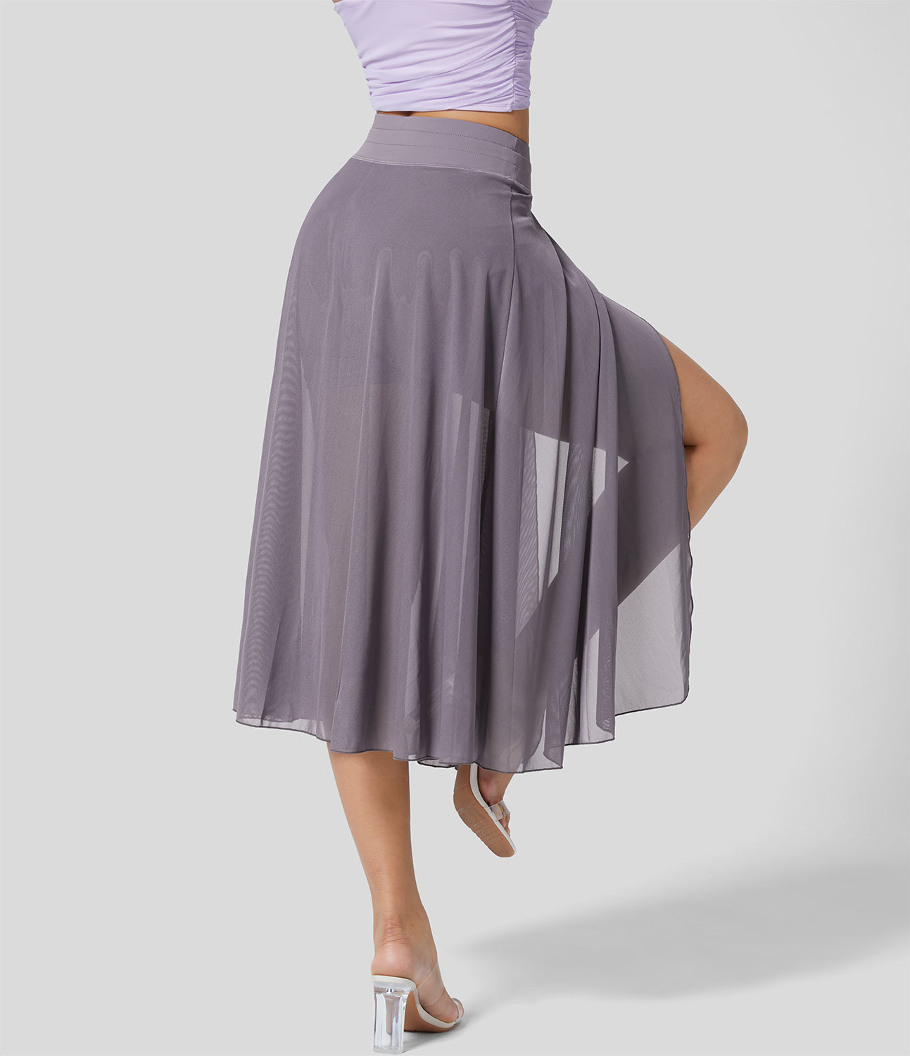 MIRAVO | 2-in-1 High-Waist Midi-Rock
