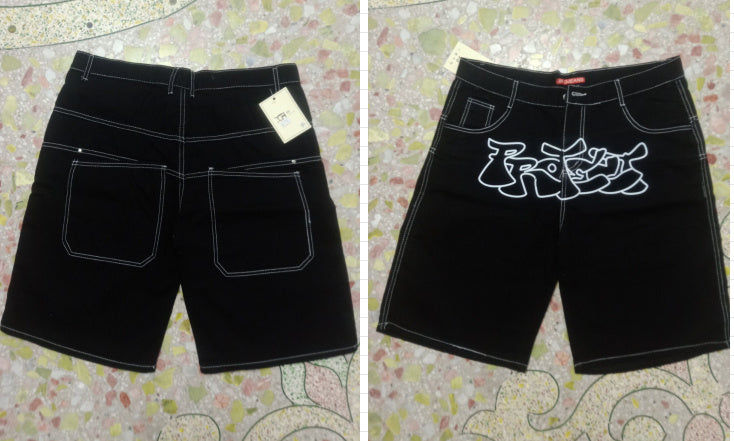 Walter – Amerikanische Straßen-Casual-Jeansshorts