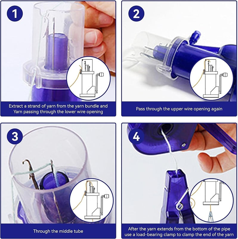 Schnellstrickgerät für Kordeln™ - Gleichmäßiges Stricken leicht gemacht