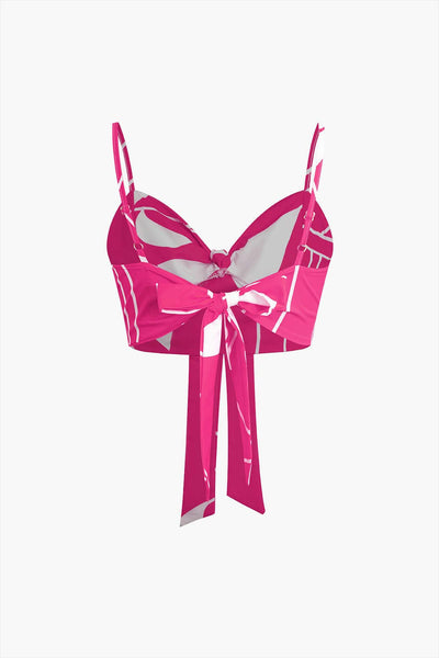 Bailey | Zweiteiler mit Knoten-Top & Bambusprint-Hose