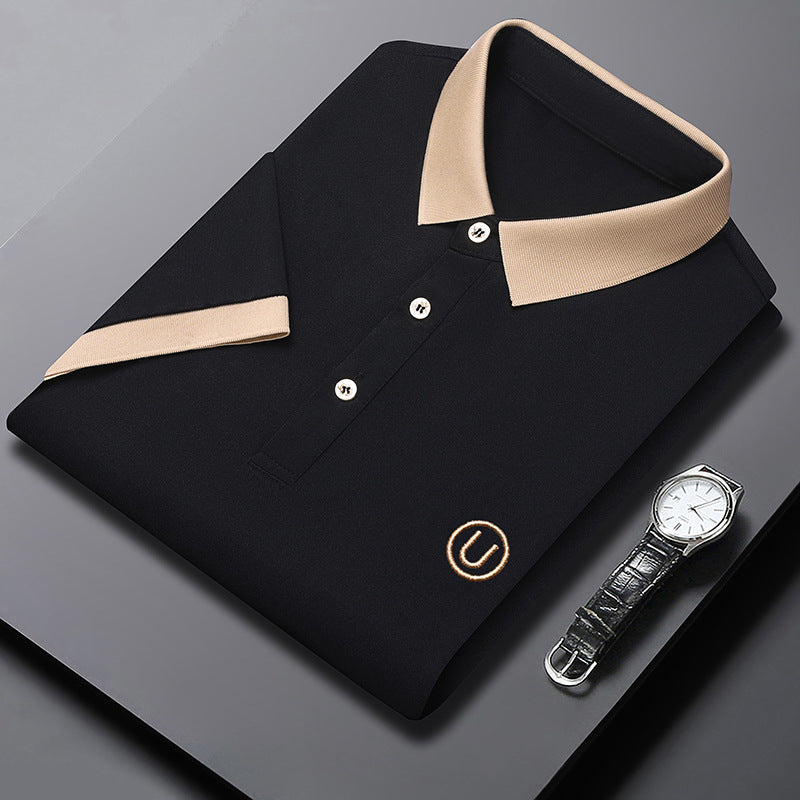 Damien – Kurzärmeliges Polo-Shirt für Herren im Business-Casual-Stil