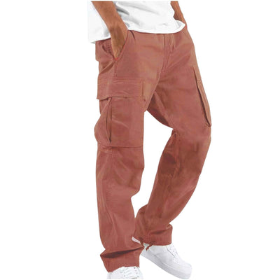 Herren Cargo-Hose Freizeit Straight Fit mit Taschen – Bequeme Outdoor & Streetwear Hose