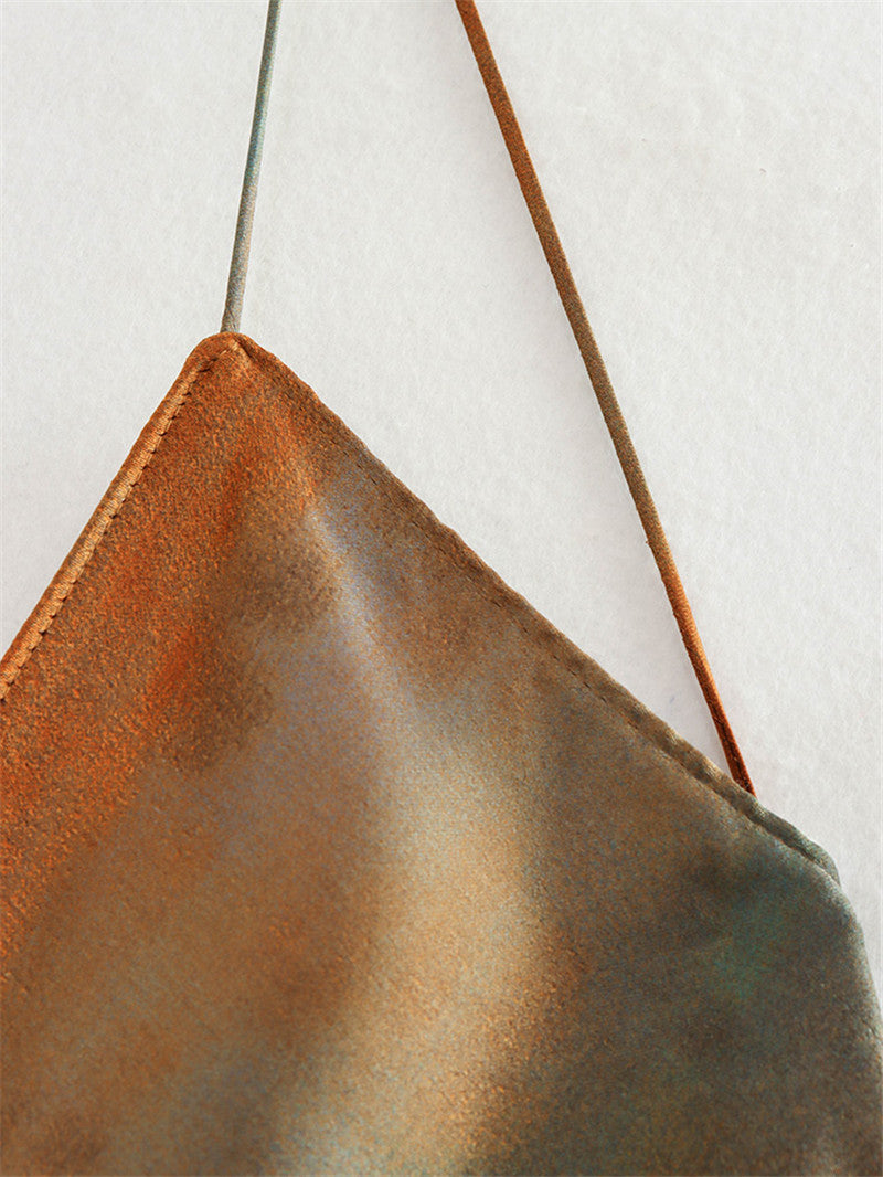 Jane – Ärmelloses, gefärbtes Midikleid mit Taillenbund