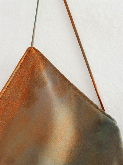 Jane – Ärmelloses, gefärbtes Midikleid mit Taillenbund