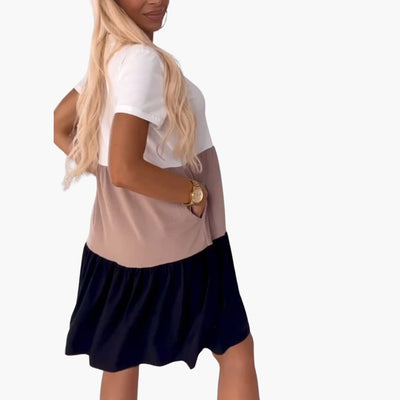 Freizeitkleid Damen - Casual Kleid mit Farbverlauf & Stil