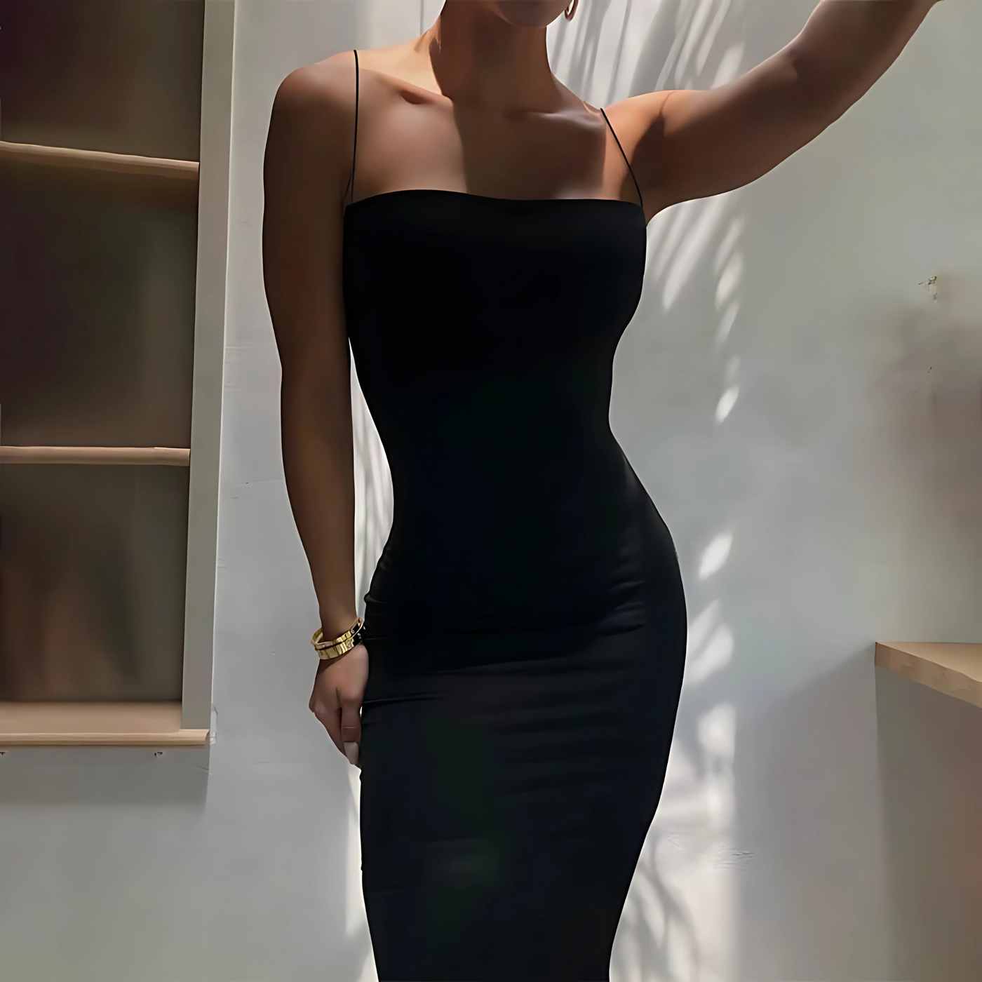 Rückenfreies Bodycon-Kleid