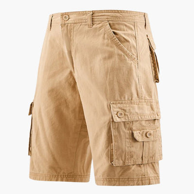 Herren Sommer Cargo-Shorts mit elastischem Bund und Taschen