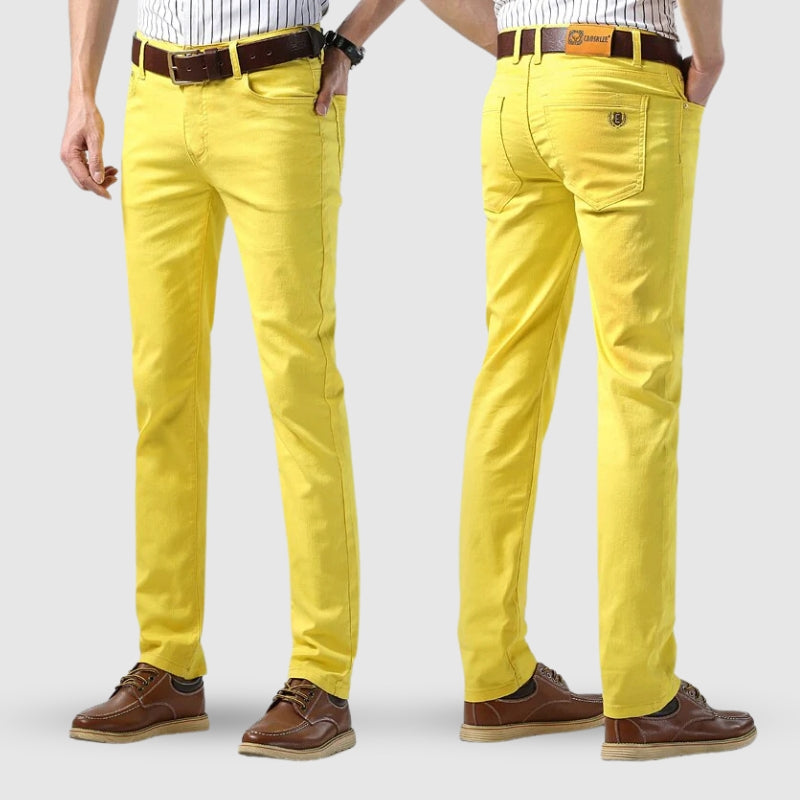 Herren Sommer Farbene Hosen | Reguläre Passform