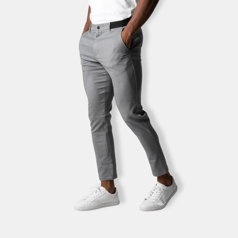Herren Lässige Slim Fit Hose | Mit Seitentasche