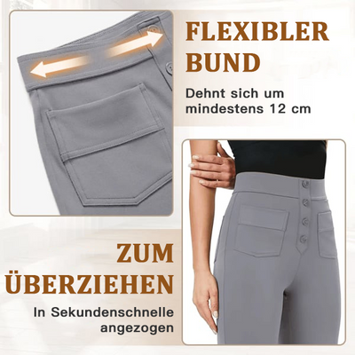 Nina Hohe Taille Stretchhosen