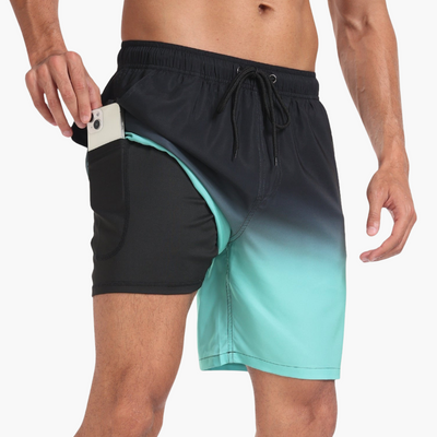 Schnelltrocknende Shorts - Herren Stretch-Shorts mit Innenslip