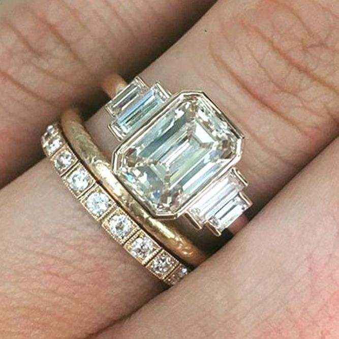 Vintage Türkis Kristall Ringe Set